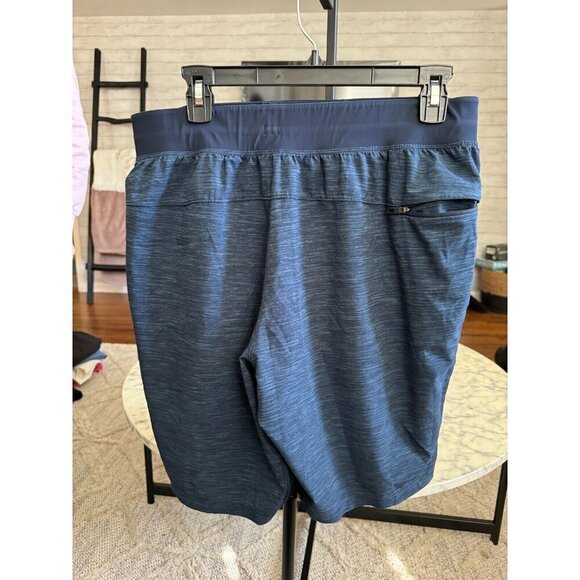 Lululemon T.H.E. Short *9" Updated Heather Allover Iron Blue True Navy Size L - Picture 3 of 6